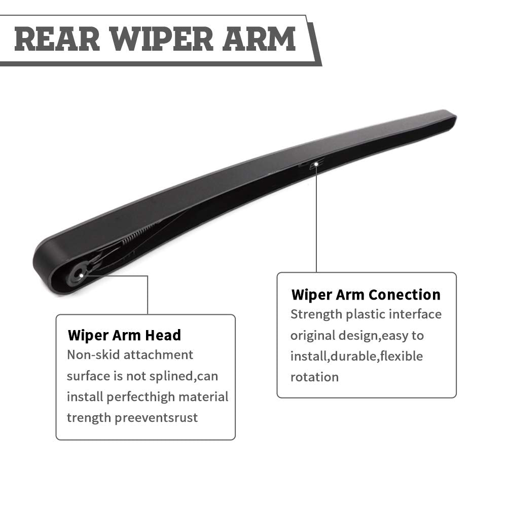 HODEE rear wiper cap and nut detail protecting fastener and restoring factory appearance