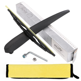 HODEE rear wiper kit front packaging showing all included parts and easy installation benefit
