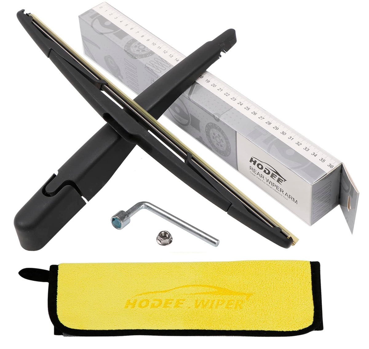 HODEE rear wiper kit front packaging showing complete replacement convenience