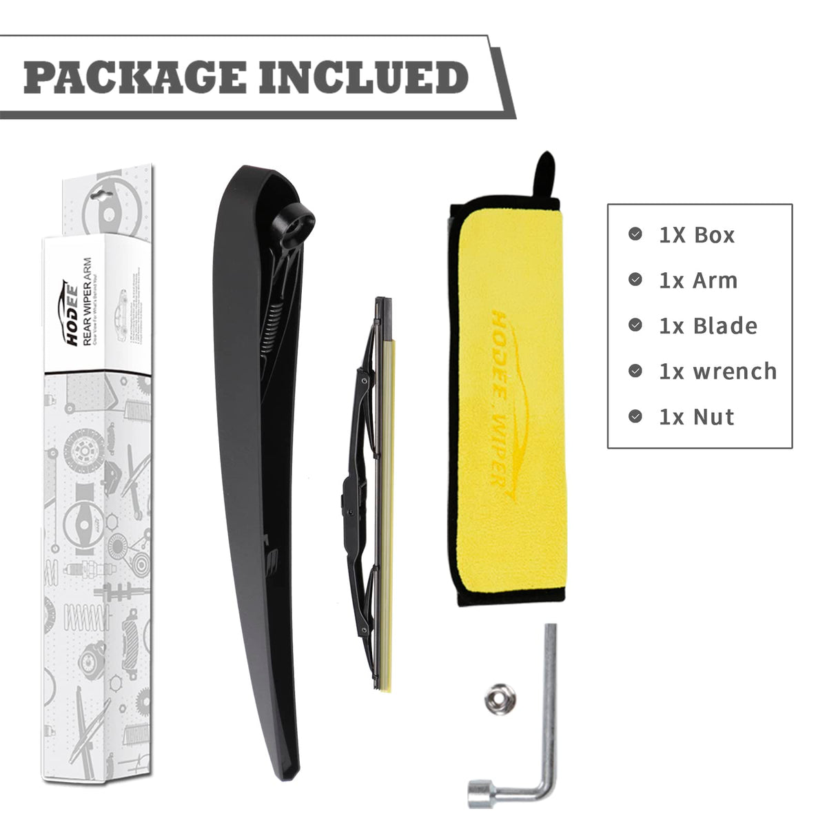HODEE arm size comparison with ruler for accurate fit verification and installation confidence