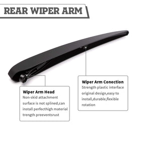 HODEE wiper blade edge detail showing rubber profile for smooth, streak-free wiping