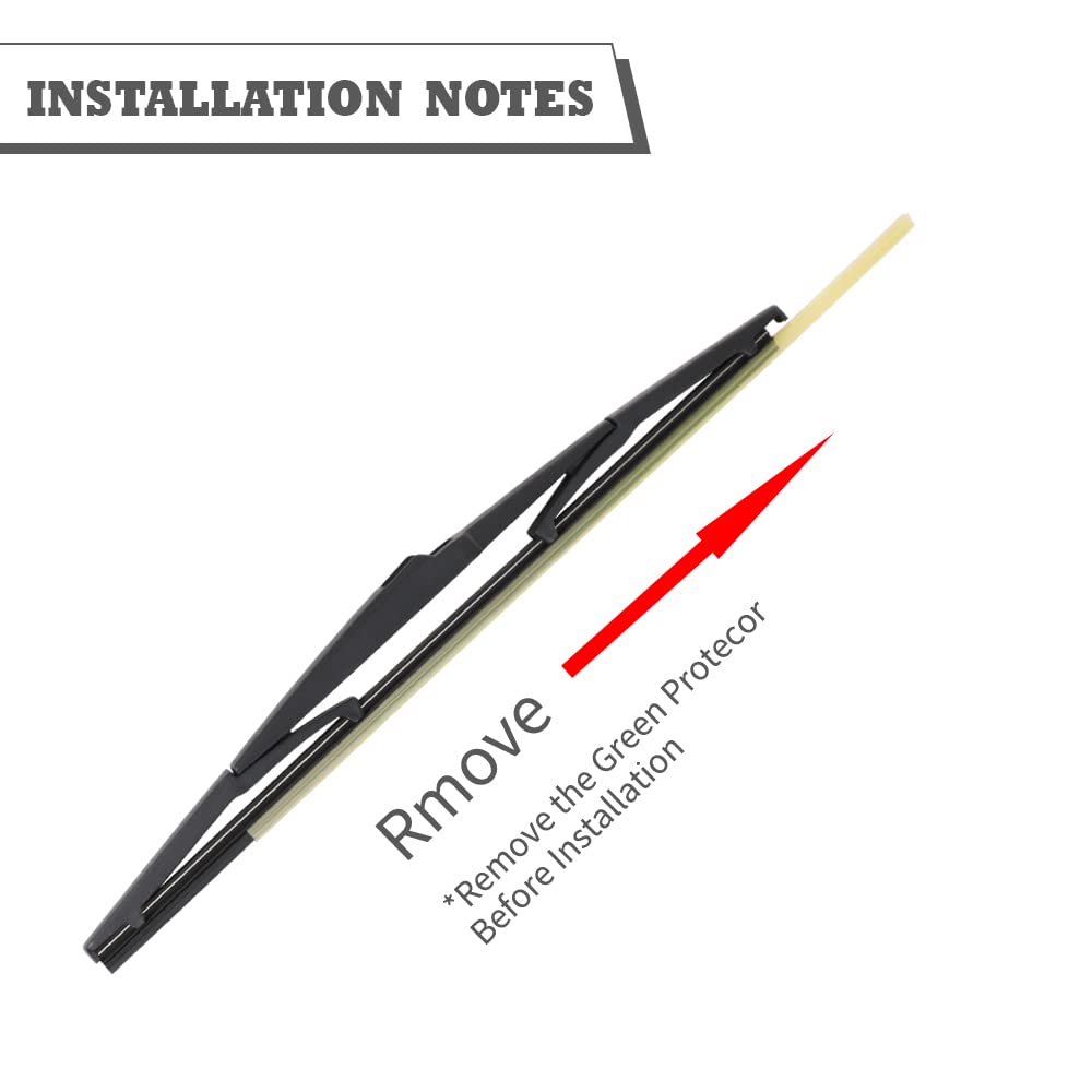 HODEE wiper installed on rear windshield illustrating restored visibility and quiet sweep