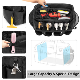 HODRANT interior sewn dividers organizing buffers and 32 oz bottles effectively