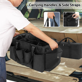 HODRANT mesh side pocket ventilating brushes and damp items to prevent odors