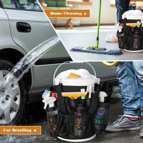 HODRANT organized tools and bottles in pockets for tidy, efficient work
