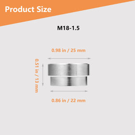 HOHNNYREET close-up of M18x1.5 threads demonstrating precise fit benefit