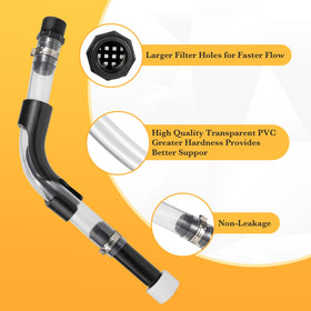 HOHNNYREET threaded connection with rubber gasket for a secure, leak-resistant seal
