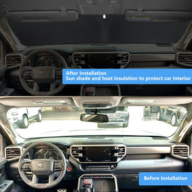 HOHUIGO Velcro strap around mirror showing secure fit and anti-sag benefit