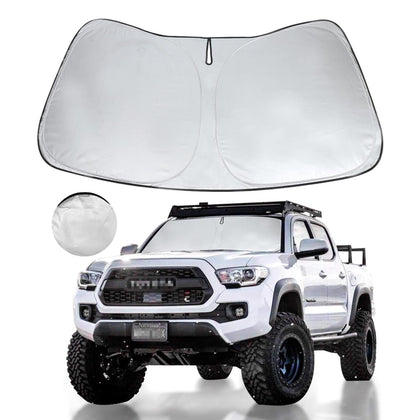 HOHUIGO front view packaging showing Tacoma-specific fit and protection