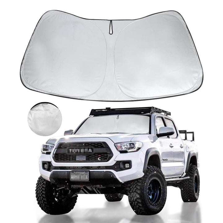 HOHUIGO front view packaging showing Tacoma-specific fit and protection