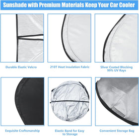 HOHUIGO Velcro mirror strap detail demonstrating secure fit and reduced gaps benefit