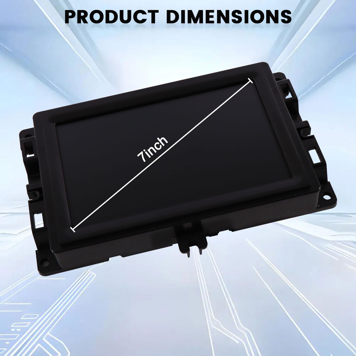 Hoiedt installed in Jeep Compass dashboard demonstrating seamless factory-style integration