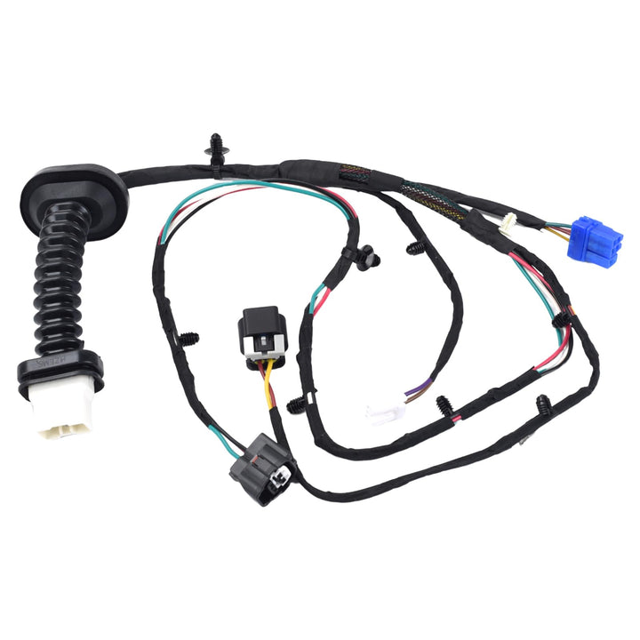 HOKZVIATMOTOELECS rear door harness front view showing fit and connectors