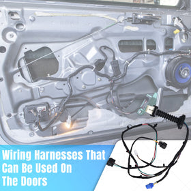 HOKZVIATMOTOELECS wiring jacket at hinge point showing abrasion resistance