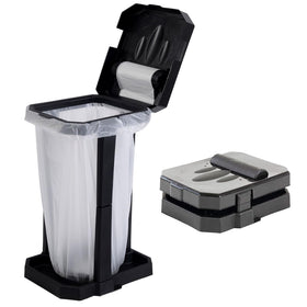 HolaKit front view open frame shows easy-access disposal and tidy appearance