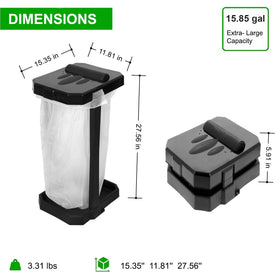 HolaKit placed in RV kitchen demonstrating space-saving waste solution