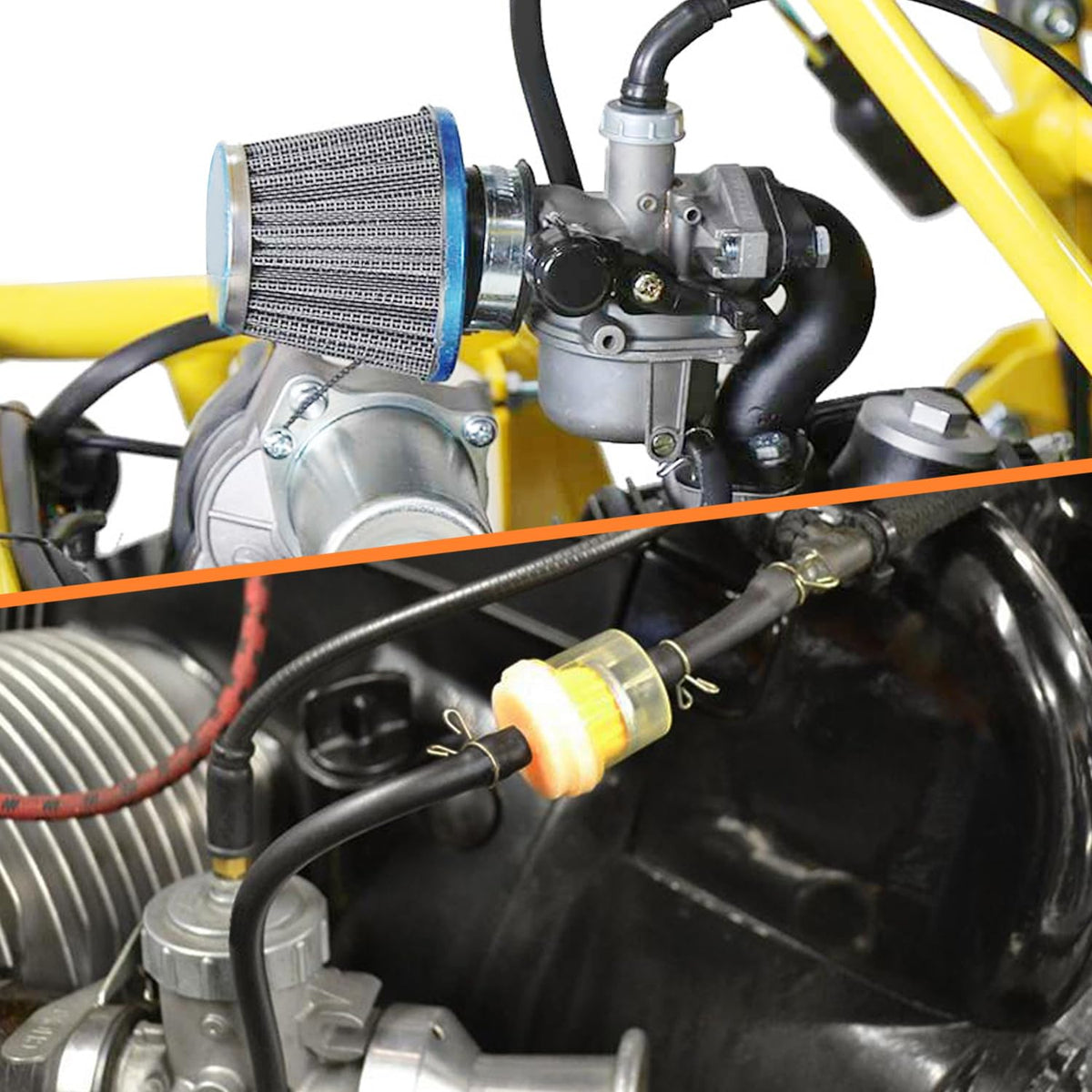 HOLATO 35mm air filter close-up providing improved intake protection