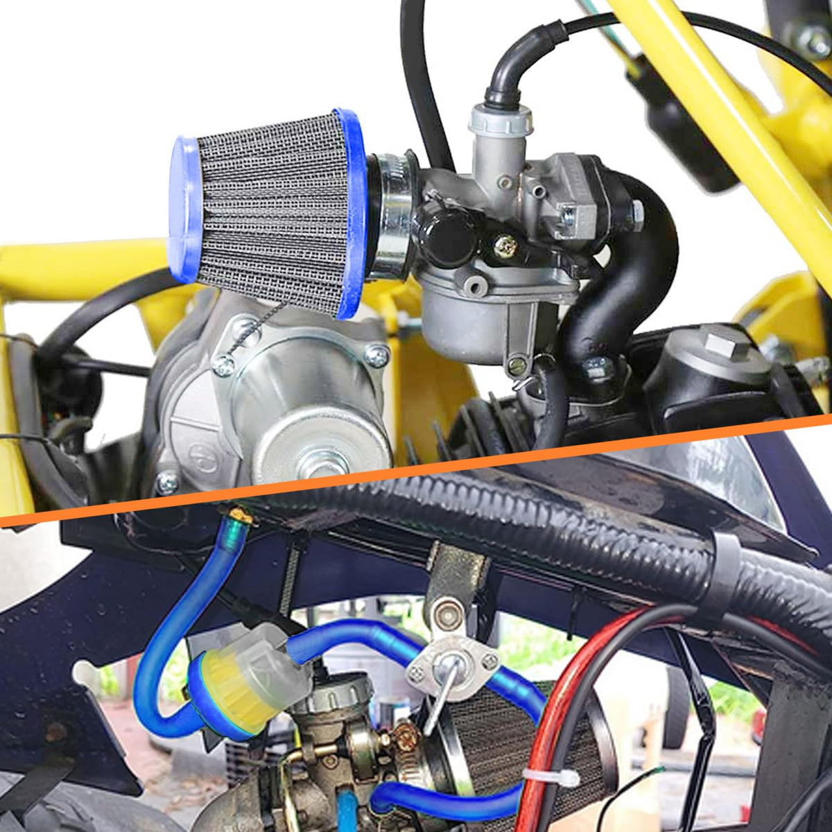 HOLATO 35mm air filter close-up improving intake protection