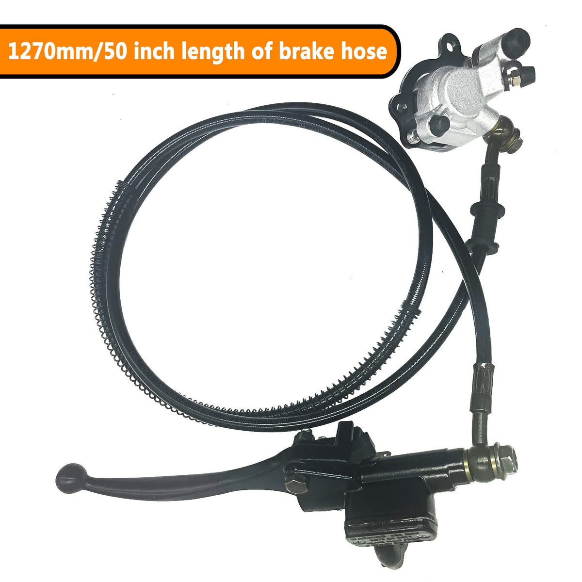 HOLATO caliper close-up with brake pads installed showing improved stopping consistency