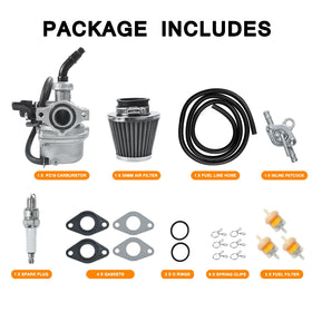 HOLATO carburetor mounted on engine to illustrate fitment and installation ease