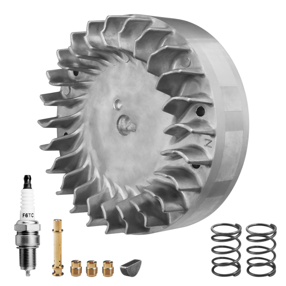 HOLATO flywheel next to ruler showing scale and dimensions for compatibility checking