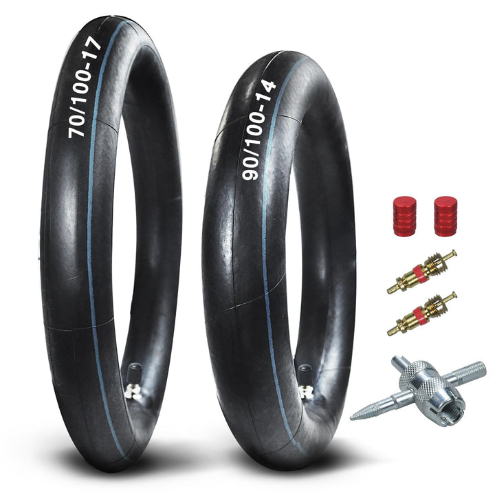 HOLATO packaging showing two inner tubes and accessories for quick replacement