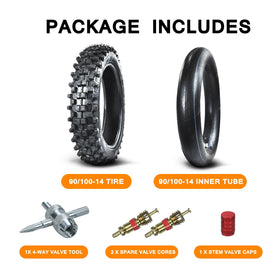HOLATO tire mounted on a 14-inch rim demonstrating correct fit and scale