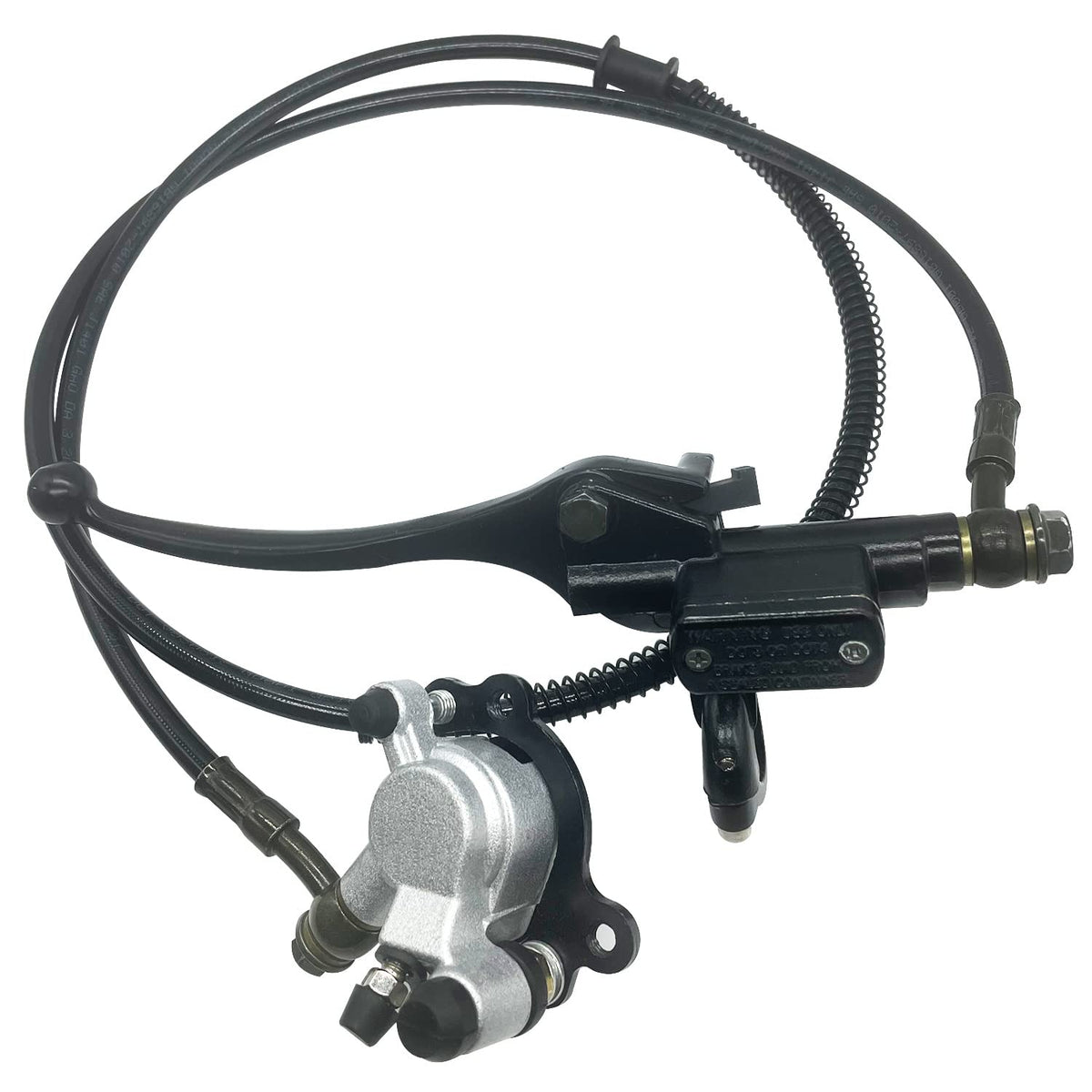 HOLATO kit contents with brake pads and cable ties showing everything included for installation