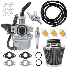 HOLATO PZ19 carburetor front view showing throttle body and benefit of easy tuning
