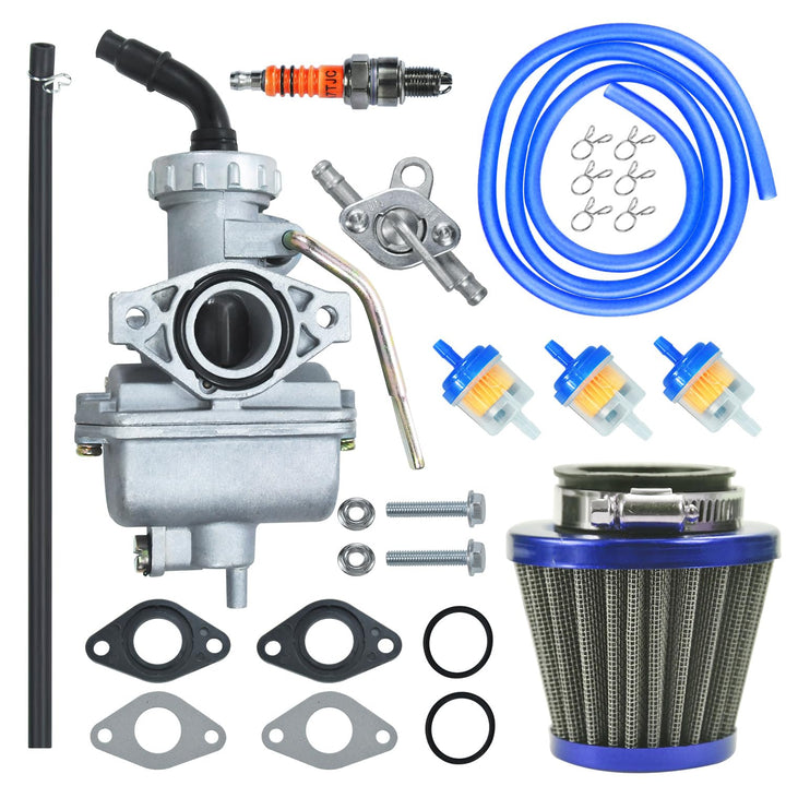 HOLATO PZ20 carburetor front view showing replacement ease