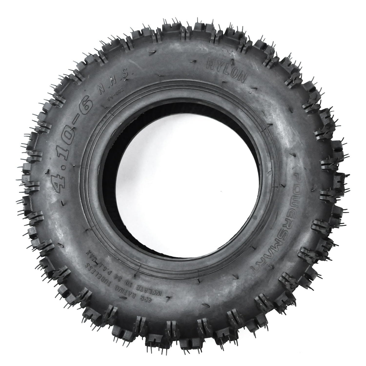 HOLATO tire beside ruler showing 6-inch rim scale for accurate sizing