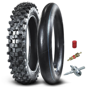 HOLATO front view of 80/100-12 tire showing full profile and fitment benefit