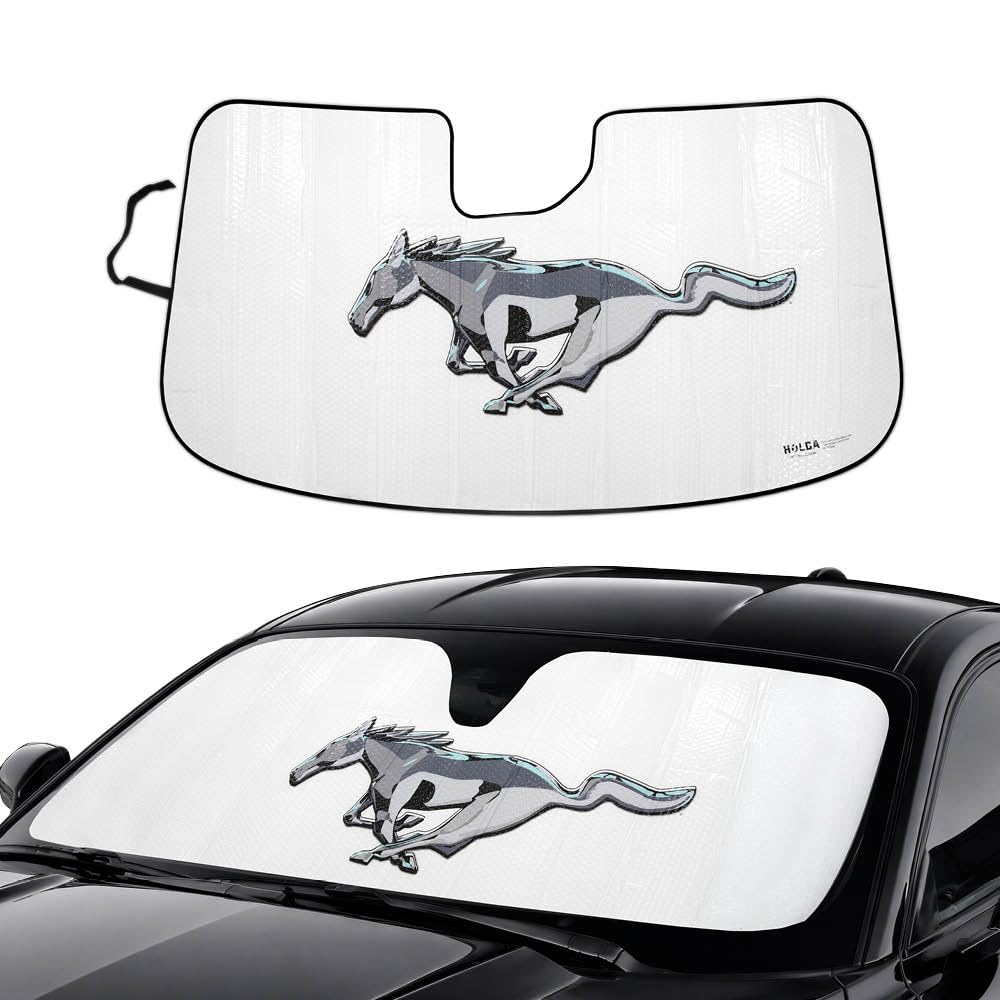 Holda sunshade front packaged showing ready-to-install and brand benefit cooling