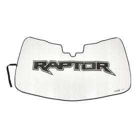 Holda front view of sunshade on windshield showing full coverage benefit