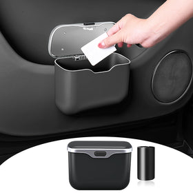 HOLDCY front view compact car trash can keeps cabin clean