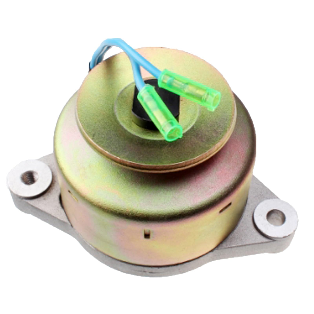 HOLDWELL alternator pulley and electrical terminals close-up for easy connection benefit