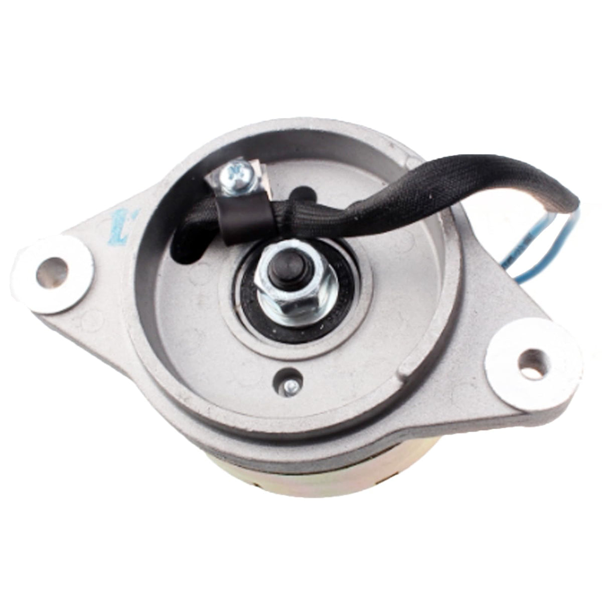 HOLDWELL alternator beside ruler to show scale for correct fitment benefit