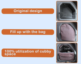 HOLEMISINN organizer filled with tools and groceries showing secure storage benefit