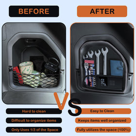 HOLEMISINN organizer installed in 2026 RAV4 trunk demonstrating integrated look benefit
