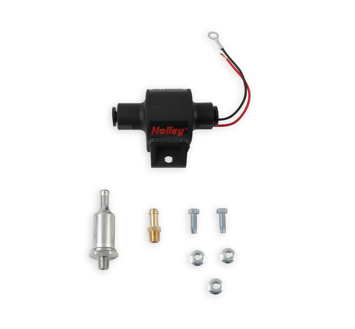 Holley 12-427 mounting bracket and port locations for quick secure installation