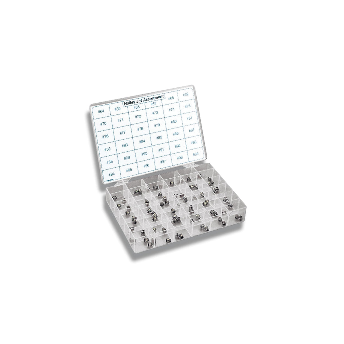 Holley front packaging showing kit and benefits for easy selection