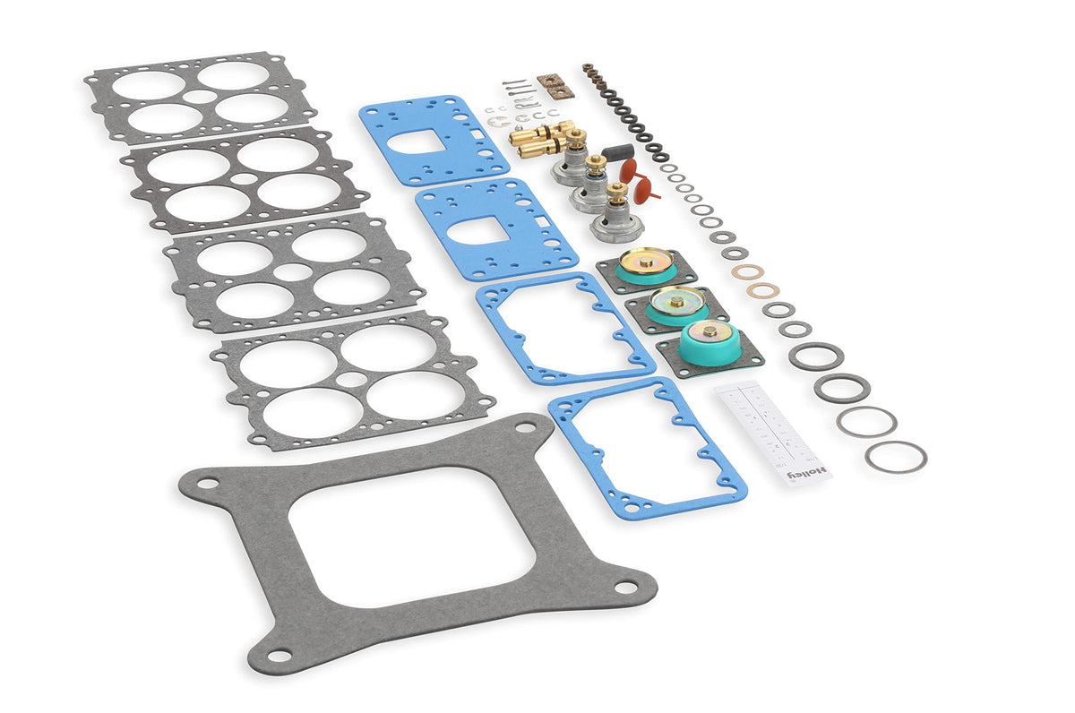 Holley needles and seats detail illustrating accurate fuel metering restoration