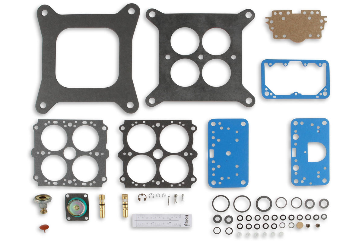 Holley 37-754 front packaging showing kit label and contents for easy identification