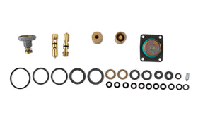 Holley Renew Kit components installed on carburetor during rebuild for practical demonstration