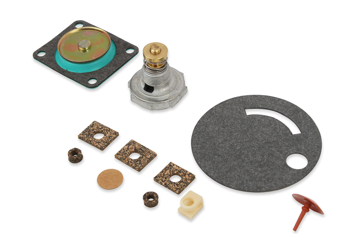 Holley close-up of gaskets and seals illustrating precise fitment
