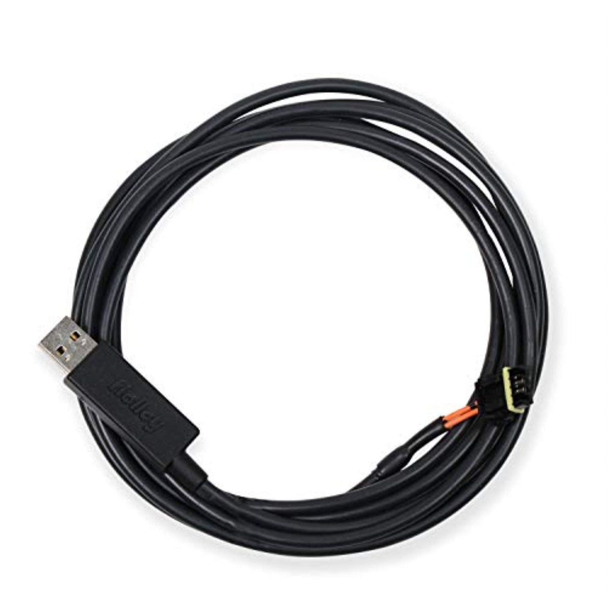 Holley EFI dongle front view showing connector and compact design benefit