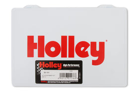 Holley close-up of jets detailing precision cuts for consistent flow
