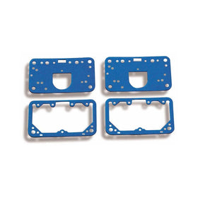 Holley front-packaging showing gaskets and clear product ID for easy selection