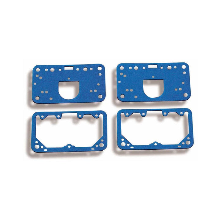 Holley front-packaging showing gaskets and clear product ID for easy selection