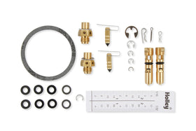 Holley parts tray organized to speed rebuild and prevent loss